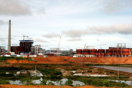 Khu vực sẽ trở thành hồ chứa bùn đỏ ở dự án bô-xít Nhôm (Lâm Đồng) (ảnh minh họa)