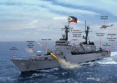 Hình ảnh mô phỏng tàu Pilar được hiện đại hóa.