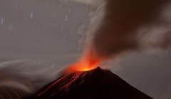 TUNGURAHUA VOLCANO SPEWS LAVA