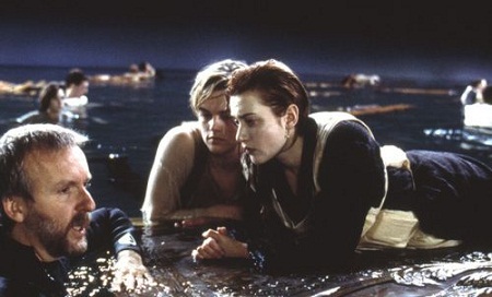 Ảnh hậu trường thú vị của phim “Titanic”