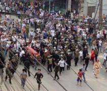 Ít nhất 1.000 người đem quan tài người chết biểu tình vào ngày hôm qua 17 tháng 3 tại thành phố Vĩnh Yên tỉnh Vĩnh Phúc