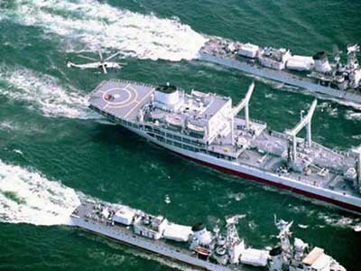 Việc gia tăng các tàu quân sự của Trung Quốc trên biển Đông làm các nước khu vực lo lắng. Ảnh: AFP