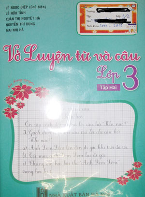 Bìa ấn phẩm Luyện từ và câu lớp 3