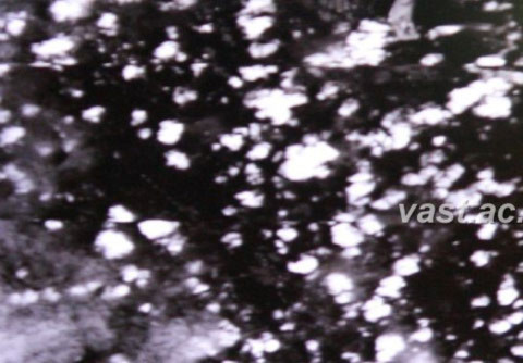 Ảnh truyền từ vệ tinh VNREDSat-1 tại vị trí Lũng Cú.
