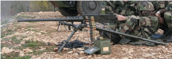 Trước khi M82 ra đời, Browning M2 là khẩu súng duy nhất sử dụng loại đạn 12.6x99mm của NATO.