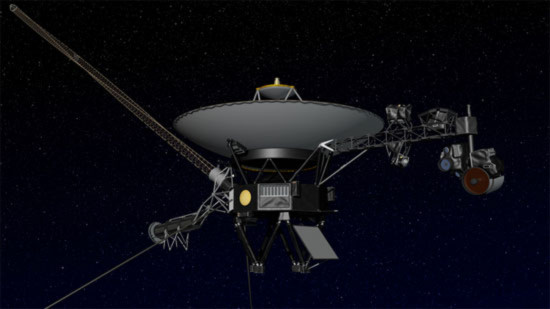 Hình vẽ minh họa tàu Voyager 1 của NASA Tàu vũ trụ NASA Voyager 1 đến rìa hệ mặt trời