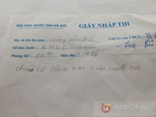 Bị kỷ luật vì giở tài liệu, ghi tên “người thân” ra nháp nhờ giúp đỡ 1 Bị kỷ luật vì giở tài liệu, ghi tên “người thân” ra nháp nhờ giúp đỡ 1
