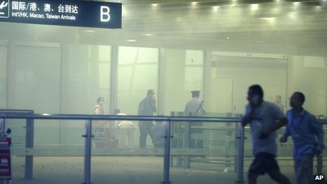 Vụ nổ gây ra hoảng loạn ở sân bay Bắc Kinh