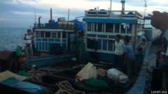 Cả hai tàu cá của ngư dân trên huyện đảo Lý Sơn đều chịu thiệt hại nặng