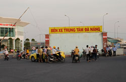 Bến xe trung tâm Đà Nẵng. RFA photo