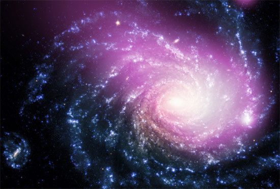NASA chụp được ảnh hai thiên hà va chạm nhau