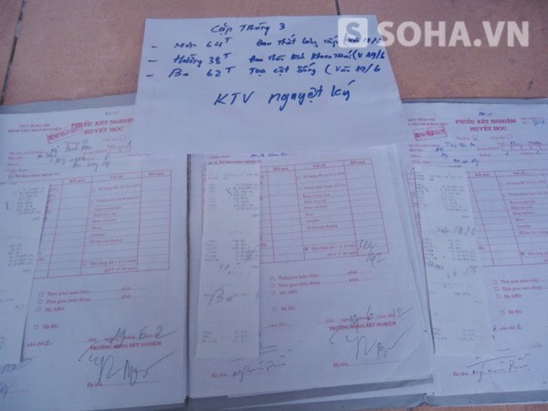 Bức ảnh được cho là chụp lại cặp kết quả trùng 3 như ông Liêm tố cáo chị Nguyệt Bức ảnh được cho là chụp lại cặp kết quả trùng 3 như ông Liêm tố cáo chị Nguyệt