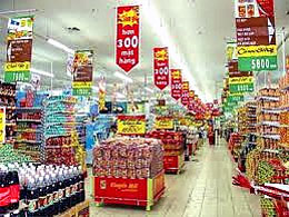 Một cửa hàng siêu thị ở Hà Nội (2013)VNeconomic