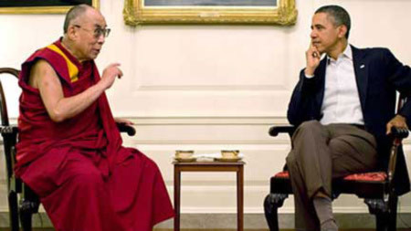 Tổng thống Obama tiếp Đạt Lai Lạt Ma tại Nhà Trắng - Ảnh: Nhà Trắng Tổng thống Obama tiếp Đạt Lai Lạt Ma tại Nhà Trắng - Ảnh: Nhà Trắng