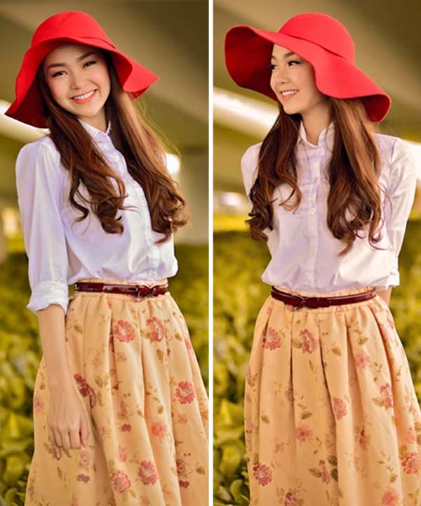 minh hang Đón Valentine sao Việt gợi ý style váy xinh đẹp hút hồn