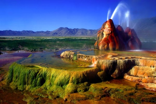Mạch nước Fly Geyser - cảnh đẹp ngoài hành tinh Mạch nước Fly Geyser - cảnh đẹp ngoài hành tinh