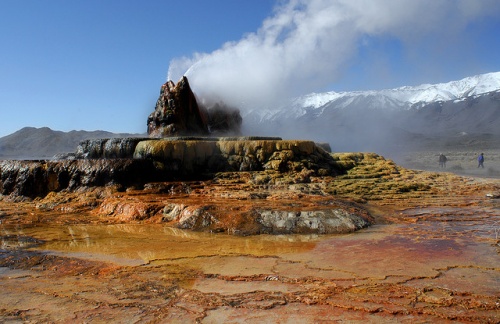 Mạch nước Fly Geyser - cảnh đẹp ngoài hành tinh