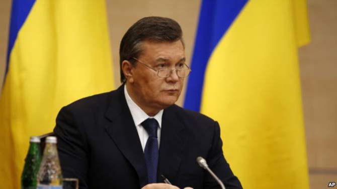Tổng thống Ukraine bị lật đổ Yanukovych. Tổng thống Ukraine bị lật đổ Yanukovych.