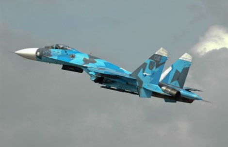 Tiêm kích Su-27 của Không quân Ukraine. Tiêm kích Su-27 của Không quân Ukraine.