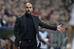 Pep Guardiola trong trận Bayern Munich thảm bại 0-4 trước Real Madrid. Ảnh: AFP