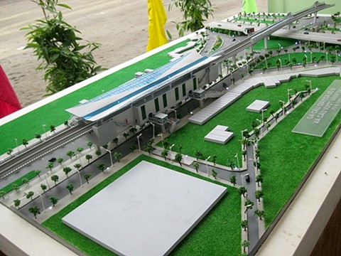 Phối cảnh 1 dự án đường sắt đô thị tại Hà Nội