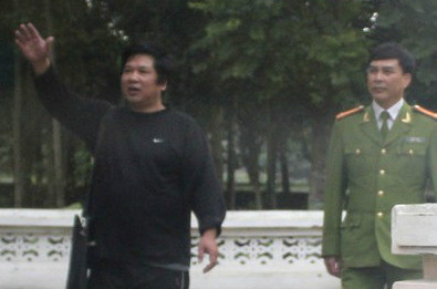 Ông Cù Huy Hà Vũ tại trại giam ở Thanh Hóa hồi năm 2012