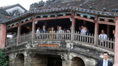 Chùa Cầu ở Phố cổ Hội An, ảnh chụp trước đây.
AFP