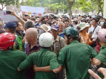 Một cảnh biểu tình chống Trung Quốc tại TP Hồ Chí Minh ngày 18/05/2014
Reuters