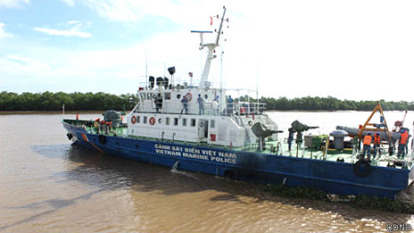 Tàu cảnh sát biển Việt Nam được nói đã ra đối đầu với tàu hộ tống giàn khoan Trung Quốc