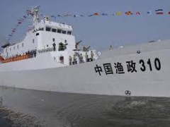 Tàu ngư chính của Trung Quốc (Ảnh: TÂN HOA XÃ)