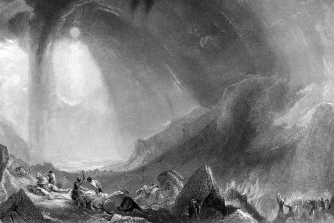 Người Hannibal đang vượt dãy núi Alps trong Chiến tranh Punic lần thứ hai (218-202 trước Công nguyên). Hình ảnh được chạm khắc bởi J.Cousen, xuất bản năm 1862. (Shutterstock)