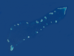 Ảnh vệ tinh chụp cụm Sinh Tồn thuộc quần đảo Trường Sa, Biển Đông.
wikipedia