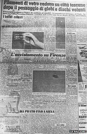 BBC: UFO xuất hiện làm gián đoạn trận World Cup 1954 World Cup 1954, UFO, tóc thiên thần, Florence, Bài chọn lọc,