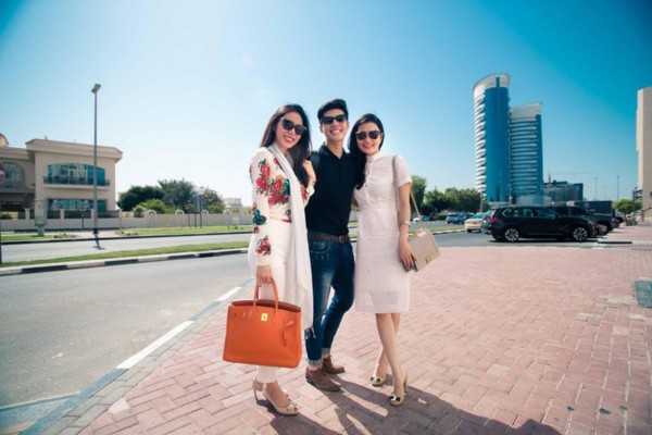 Dàn sao Việt đội nắng dạo chơi thành phố siêu sang Dubai 3