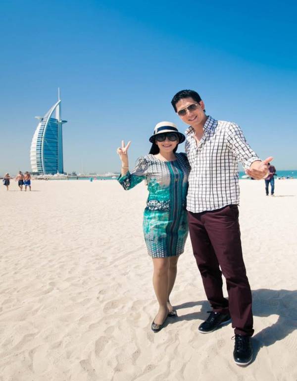 Dàn sao Việt đội nắng dạo chơi thành phố siêu sang Dubai 8