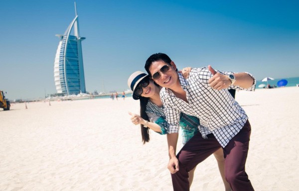 Dàn sao Việt đội nắng dạo chơi thành phố siêu sang Dubai 9