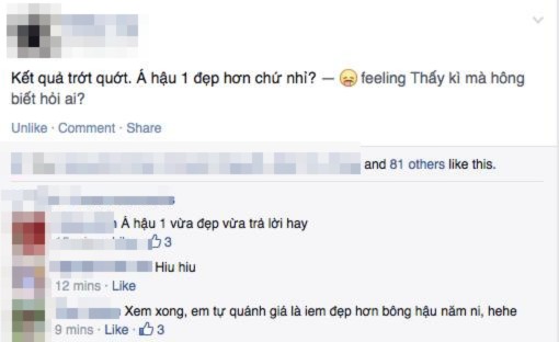 Cư dân mạng tiếc nuối cho Á hậu 1 Huyền My 12 Cư dân mạng tiếc nuối cho Á hậu 1 Huyền My 12