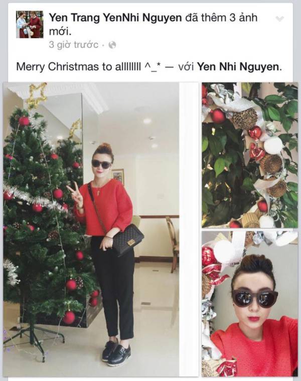 Sao Việt rộn ràng khoe không khí Giáng sinh trên facebook 16