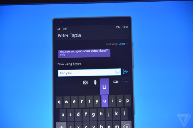 Các tính năng mới trên Windows 10 for phone