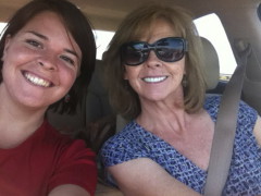 Kayla Mueller, 26, an American humanitarian worker from Prescott, Arizona is pictured with her mother Marsha Mueller in this undated handout photo