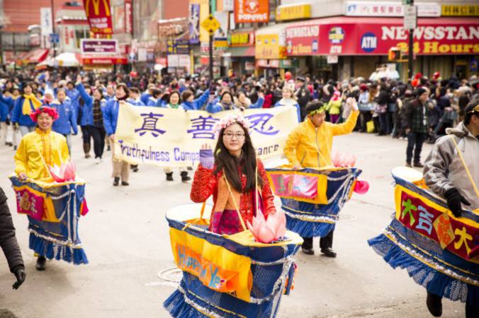 Lunar New Year (Chinese New Year) Celebrations in Flushing, New York on Feb. 8, 2014. (Edward Dai/Epoch Times)