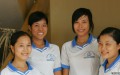 Các em nữ sinh nhận được học bổng của Quỹ châu Á ở tỉnh An Giang. (Ảnh: Asia Foundation)