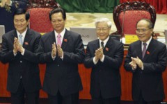 Tứ trụ triều đình: Chủ tịch Nước, Thủ tướng, TBT, Chủ tịch QH nước CHXHCN Việt Nam. Ảnh internet
