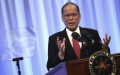 Tổng thống Philippines Benigno Aquino phát biểu tại phiên họp đặc biệt của Hội nghị quốc tế về "Tương lai của châu Á" tại Tokyo, ngày 3/6/2015.