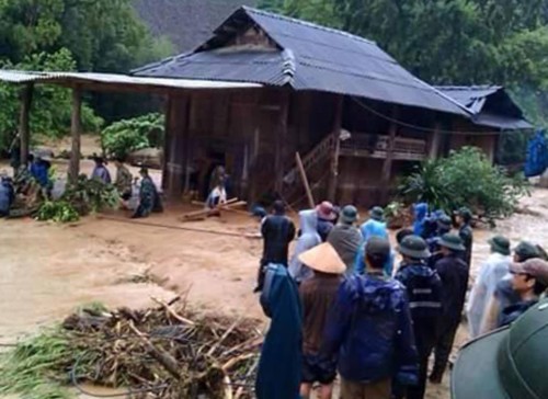Hoàn lưu bão số 1 gây mưa lũ ở Sơn La làm 7 người thiệt mạng Sơn La, mưa lớn, lũ quét, cuon troi, bảo,