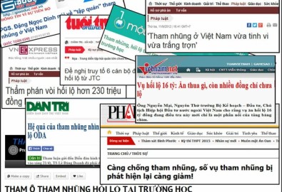 Tham nhũng trên báo chí