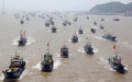 9.000 tàu cá Trung Quốc rầm rộ tiến vào Biển Đông - Ảnh: Tân Hoa xã