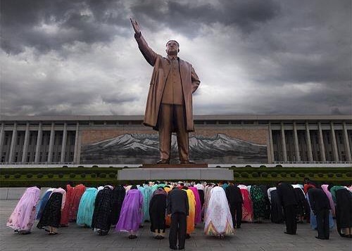 Ảnh minh họa. Tượng chủ tịch Kim Il-sung. (Ảnh: Facebook)
