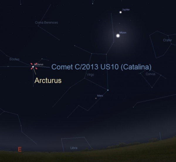 Chúng ta có thể quan sát thấy sao chổi này trong toàn bộ tháng 12 năm nay cho tới tháng 1/2016.