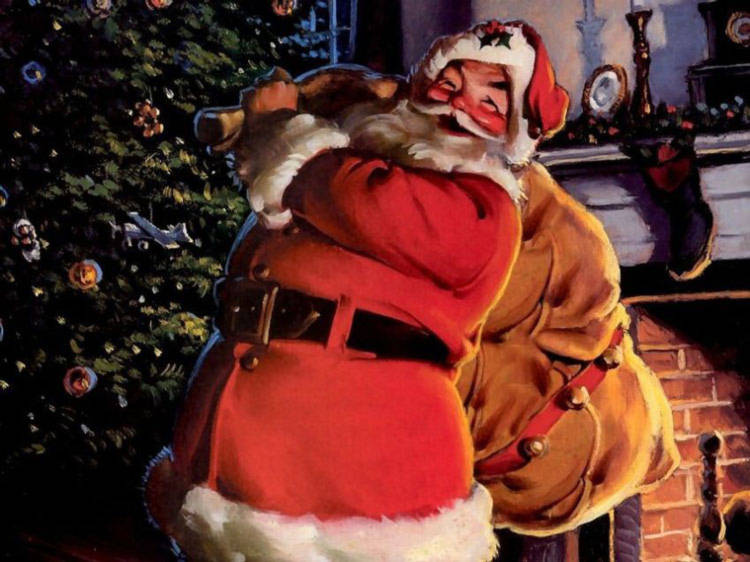  Truyền thuyết cho rằng, ông già Noel sinh sống tại Bắc Cực với những người lùn, dành đa số thời gian để chuẩn bị quà, đồ chơi cho trẻ em.